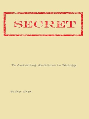 cover image of Secret of Answering Biology Questions